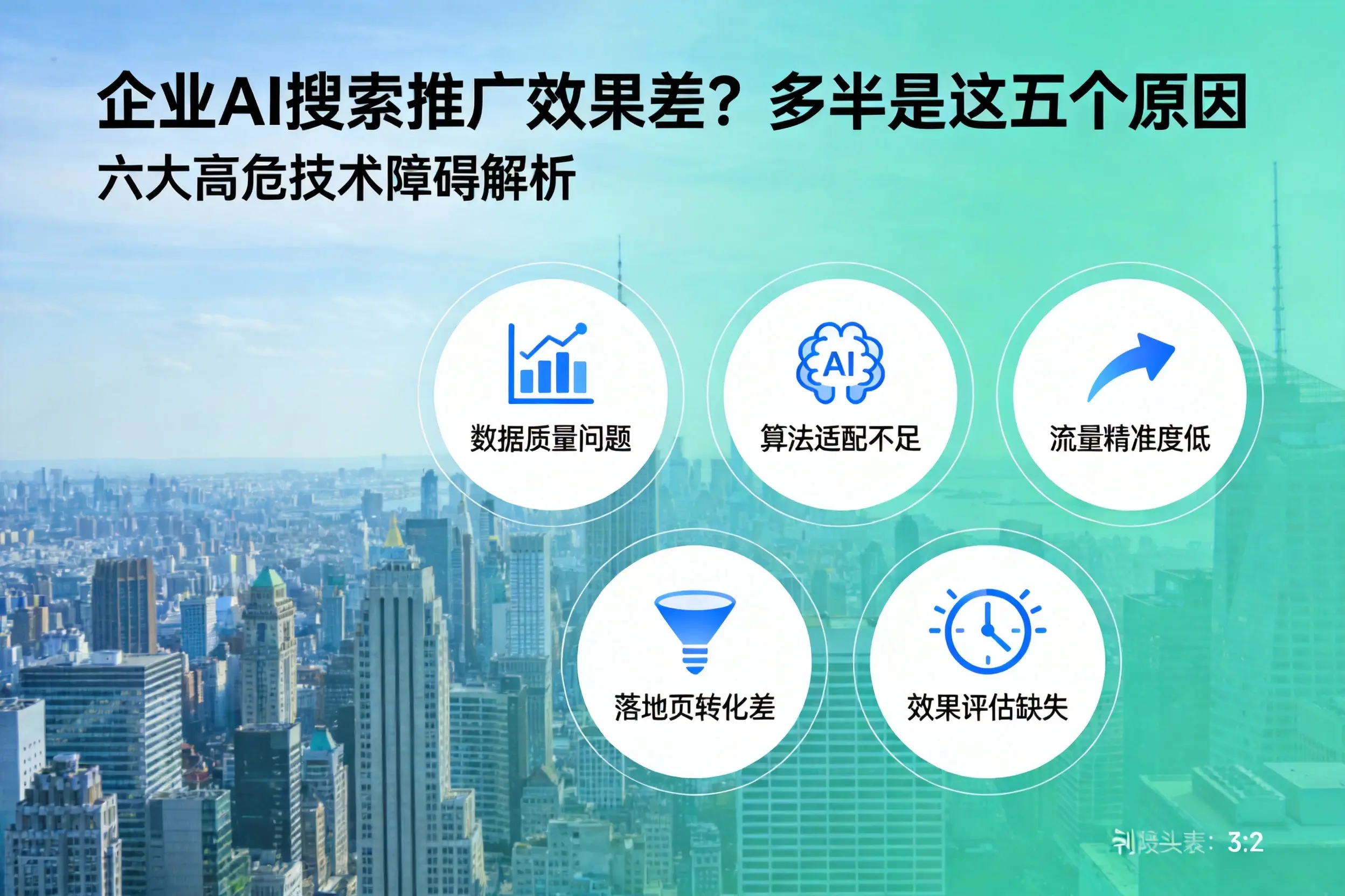 克山企业AI搜索推广效果差？多半是这五个原因